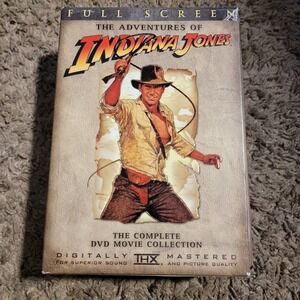 The Adventures of Indiana Jones Complete DVD Movie Collection 4 Disc Box Set‎
